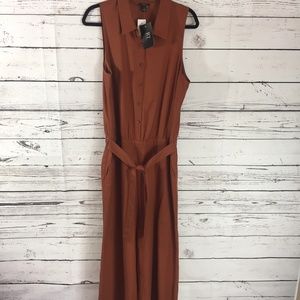 Rust jumpsuit